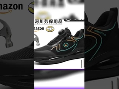 Microfiber veiligheidsschoenen met staaltoe Anti-smashing Anti-stab Kevlarr Middesole Rubberen zool