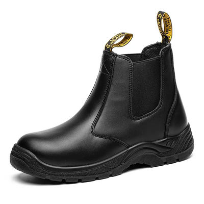 kopen Echte leer staal toe werk laarzen gladde leer laarzen S3 online manufacture