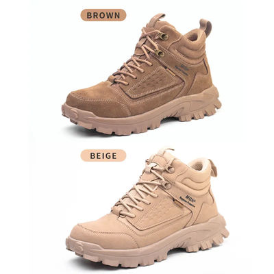 kopen Kevlar Plate Las Veiligheidschoenen Bruine Veiligheidswerklaarzen Stalen Toe online manufacture