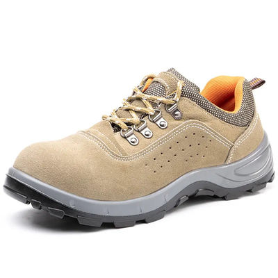 kopen Geel Lichte Comfortabele Veiligheidschoenen / Comfortabele Werkschoenen Mannen met PU/PU-zool online manufacture