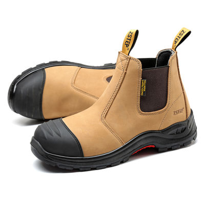 kopen Echt leer veiligheidsschoenen voor de bouw van staal toe S3 veiligheidsschoenen voor het lassen online manufacture