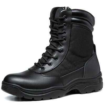 kopen Zwarte tactische veiligheidsschoenen Winter ademende veiligheidsschoenen High Top online manufacture