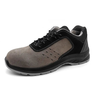 kopen Low Cut Suede Leather Schoenen Grijze Staal Toe Waterdichte Schoenen S3 online manufacture