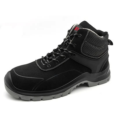 kopen Casual Mens Work Safety Boots Zwarte staal toe schoenen Aanpassing online manufacture