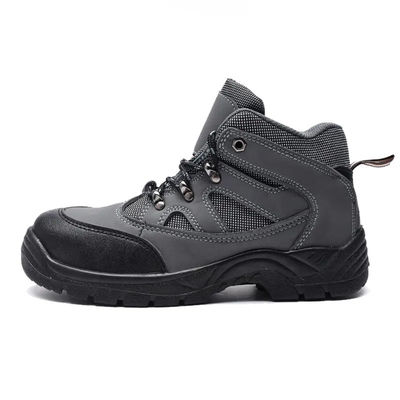 kopen Echte leer grijze schoenen S1 / S3 Veiligheidsschoenen met stalen teen en stalen plaat online manufacture