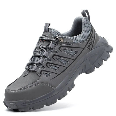kopen Grijze industriële veiligheidsschoenen Microfiber Sport Mode veiligheidsschoenen Waterdicht S3 Standard online manufacture