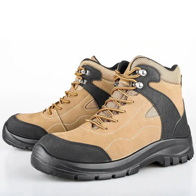 kopen Gele Staal Toe Cap Werkschoenen CE Mensen Nubuck Laarzen Voor De Winter online manufacture