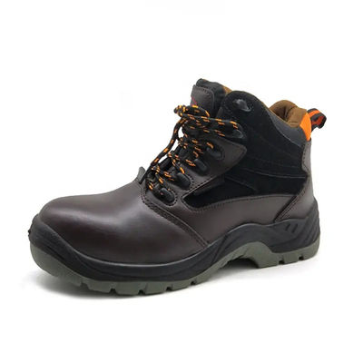 kopen Mensen Steel Toe Safety Boots Anti-static Waterdicht Lederen Werkschoenen Zwart online manufacture