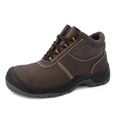 kopen S3 Waterdichte veiligheidsschoenen Staaltoe Echt leer Mid-cut werkschoenen online manufacture
