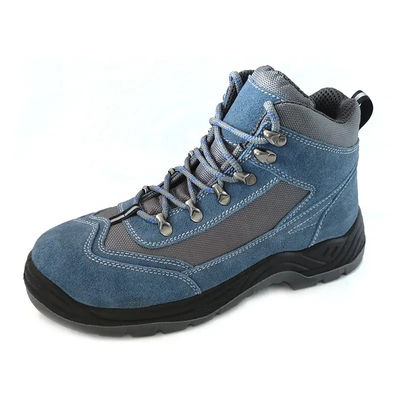 kopen S1P Industriële staal toe schoenen anti-impact punctie bestand werk laarzen blauw online manufacture