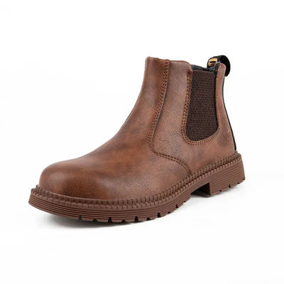 kopen Crazy Horse leer Chelsea veiligheidsschoenen waterdicht staal toe laarzen industrieel online manufacture