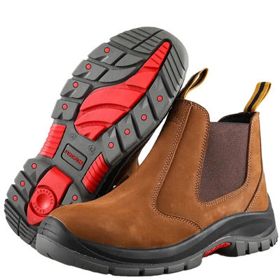 kopen PU leer / rubber buitenzool schoenen zonder kant waterdicht Chelsea werklaarzen online manufacture