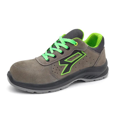 kopen Grijs Comfortabele veiligheidsschoenen Anti-puncture Sport Steel Toe Shoes Industrial online manufacture