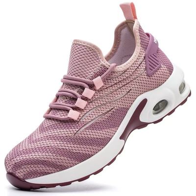 kopen Anti-puncture / smashing veiligheidsschoenen voor vrouwen staal toe cap trainers online manufacture