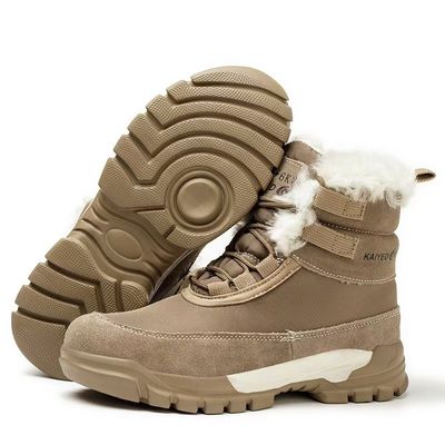 kopen Mid-Cut Suede Leather Wool Lined Geïsoleerde 6KV Veiligheidsschoenen online manufacture