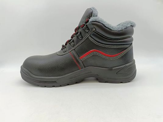 kopen Anti-puncture winter high top schoenen zwart leer gladwerend schoenen duurzaam online manufacture