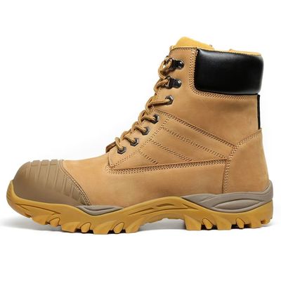 kopen Custom Steel Toe Boots High Top Martin Werkschoenen Bruin Voor Mannen online manufacture