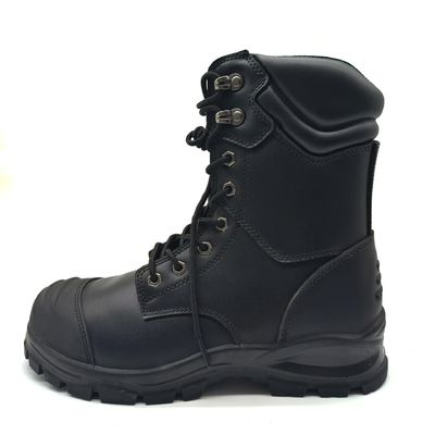 kopen Mid Top Style Martin laarzen Anti Impact / Anti Puncture TPU Toe Cap laarzen Zwart online manufacture
