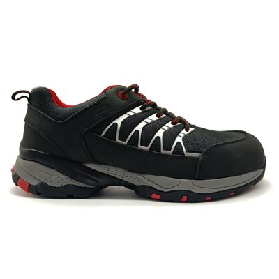 kopen Mensen Low Top Outdoor Safety Shoes Cowhide Steel Toe MD Sole Wandelschoenen online manufacture