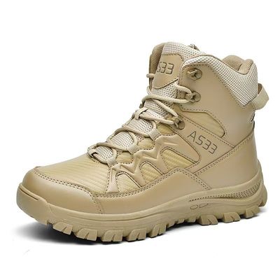 kopen Grote tactische gevechtslaarzen Gele wandelschoenen voor de woestijn online manufacture