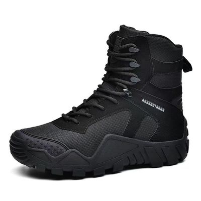 kopen Adembenemende tactische laarzen Mid Top Speciale troepen wandellaarzen Grote maat online manufacture
