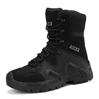 kopen Mensen Tactische Werkschoenen Zwart Geel Wandelschoenen Kamperen online manufacture