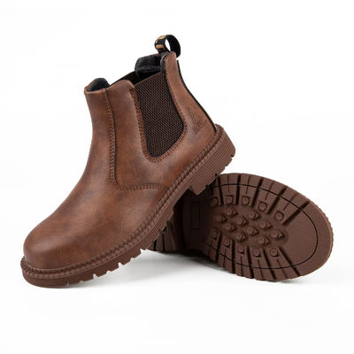 kopen Waterdicht Houtland chelsea Modieus Rubber Lederschoenen Mannen Stalen Toe online manufacture