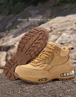 kopen Luchtkussenssole Veiligheidsschoenen In Khaki Oxford Stof Voor Maximale Bescherming online manufacture