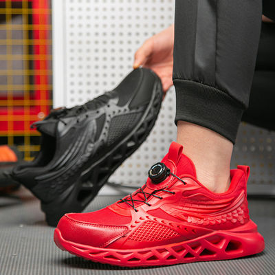 kopen TPU Microfiber Vliegbrei Industriële Veiligheidsschoenen Met EVA Zool Kevlar Middenzool Stalen Neus Anti-doorsteek En Anti-verbrijzeling online manufacture