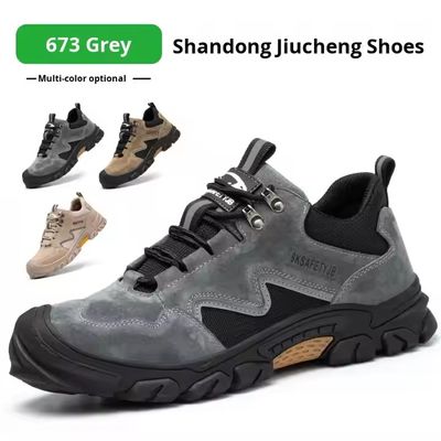 kopen OEM Kevlar Construction Safety Shoes Pigskin Work Shoes Steel Toe Anti Smashing Rubber Sole Safety Shoes online manufacture