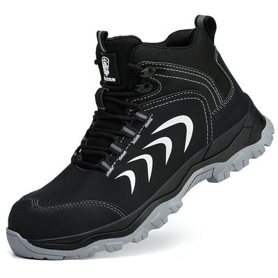 kopen Breathable Durable Impact Resistant Security Work Boots with Steel Toe and Kevlar Midsole online manufacture