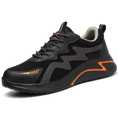 kopen Electrical Safety Shoes Work Shoes With Anti-smashing Plastic Toe Shoes For Men EVA Sole Men's Work Shoes Flyknit Kevlar Midsole Safety Shoes online manufacture