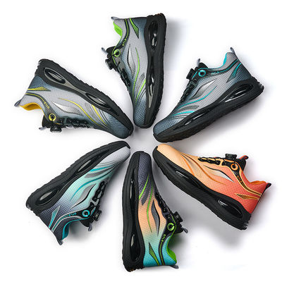 kopen Breathable Flyknit Comfortable Safety Shoes Steel Toe Worker Shoes Anti-Puncture Kevlar Safety Shoes For Men Industrial Work Shoes TPU online manufacture