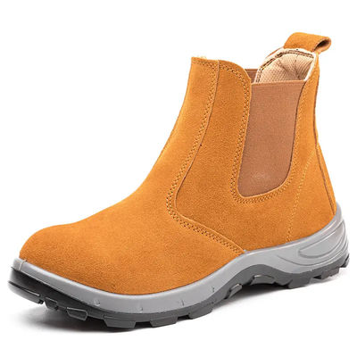 Veiligheidsschoenen voor mannen van duurzaam leer