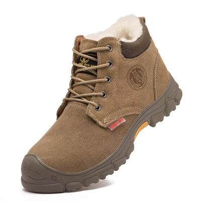 Wintergeïsoleerde staaltoe werk schoenen Anti-slip slijtvast veiligheidsschoenen