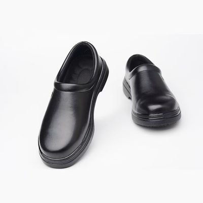 Chef werk schoenen staal toe anti smash anti puncture casual lederen schoenen