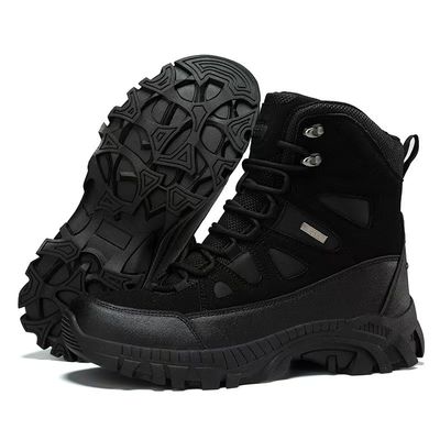 Duurzame militaire tactische laarzen Bruine wandelschoenen Gevechtsschoenen Ademhalend