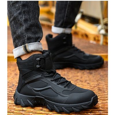 Suede veiligheidsschoenen met Kevlar middesool en rubberzool