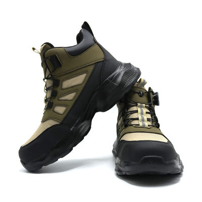 Unisex Microfiber Lederen Kevlar Werkschoenen Bouwveiligheidsschoenen Stalen Toe Anti Smashing Werkschoenen