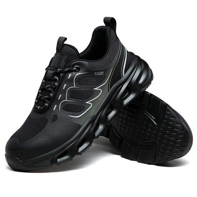 BOA Draaiende knop Werkschoenen TPU Vliegende gebreide industriële veiligheidsschoenen Kevlar Middenzool Anti-stab Steel Toe Anti-smash EVA-zool