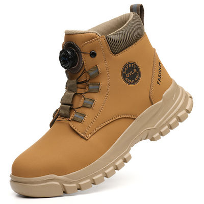 Koren veiligheid werk laarzen Microfiber leer veiligheid laarzen Met Stab-smash Steel Toe Kevlar Middenzool En EVA Zool
