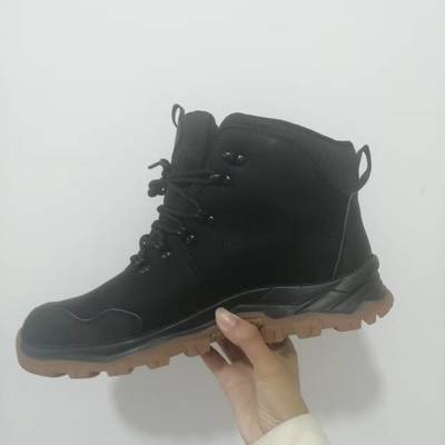 Unisex Microfiber Lederen Werkschoenen Bouwveiligheidsschoenen Kevlar Middesoel Werkschoenen Runderpees Veiligheidsschoenen